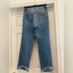 Wrangler Blue Ankle Cropped Jeans